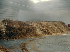 Körmend Biomassza fűtőmű apríték tároló